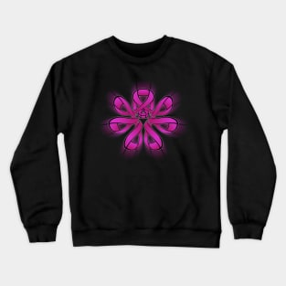 Breast Cancer Ribbon HYDRA Symbol Crewneck Sweatshirt